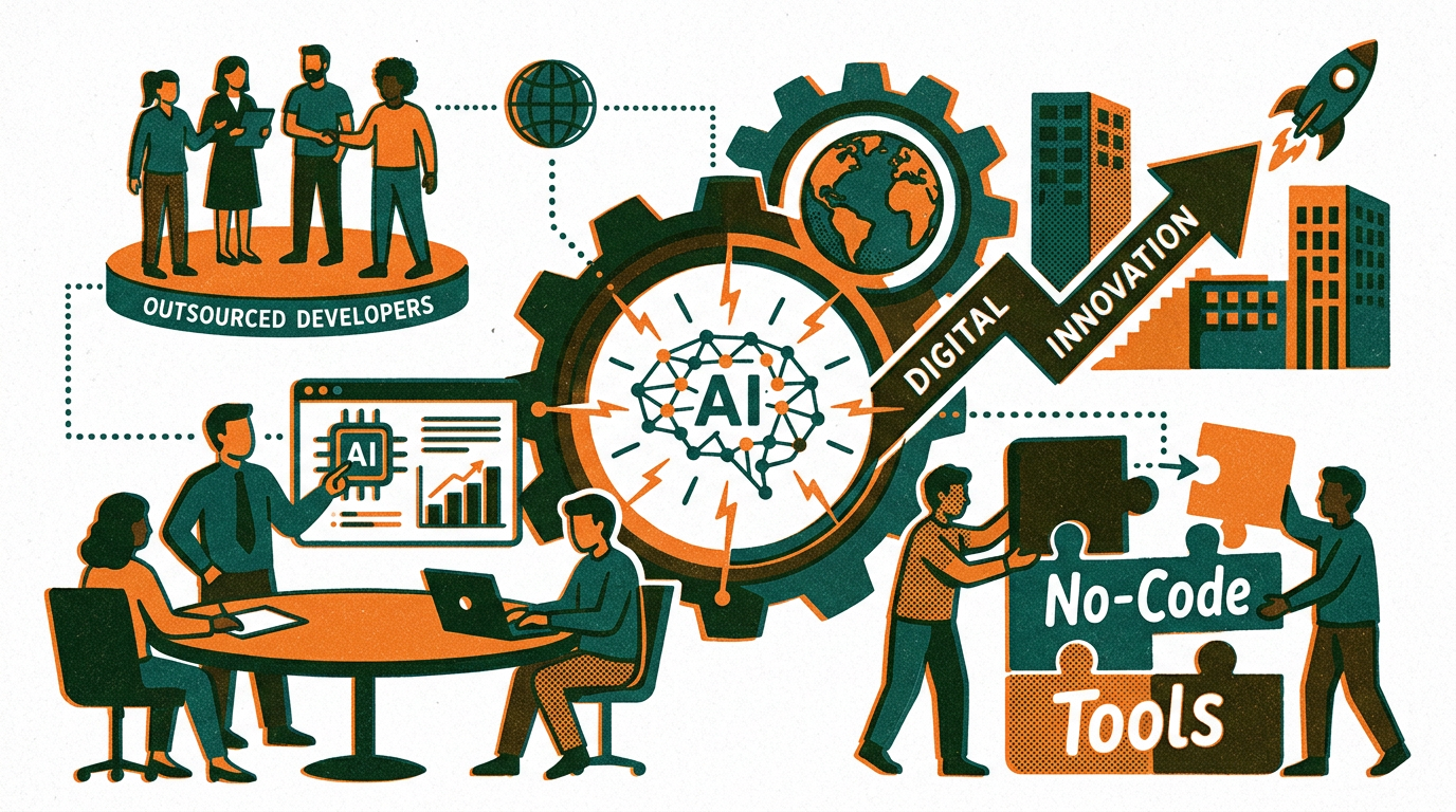 Building an AI‑Augmented Tech Team: How Small Businesses Can Blend In‑House Talent, Outsourced Developers, and No‑Code Tools for Faster Digital Innovation