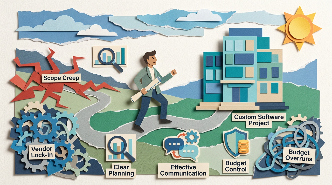 A Non‑Technical Founder’s Handbook to Custom Software Development: Avoiding Scope Creep, Vendor Lock‑In, and Budget Overruns
