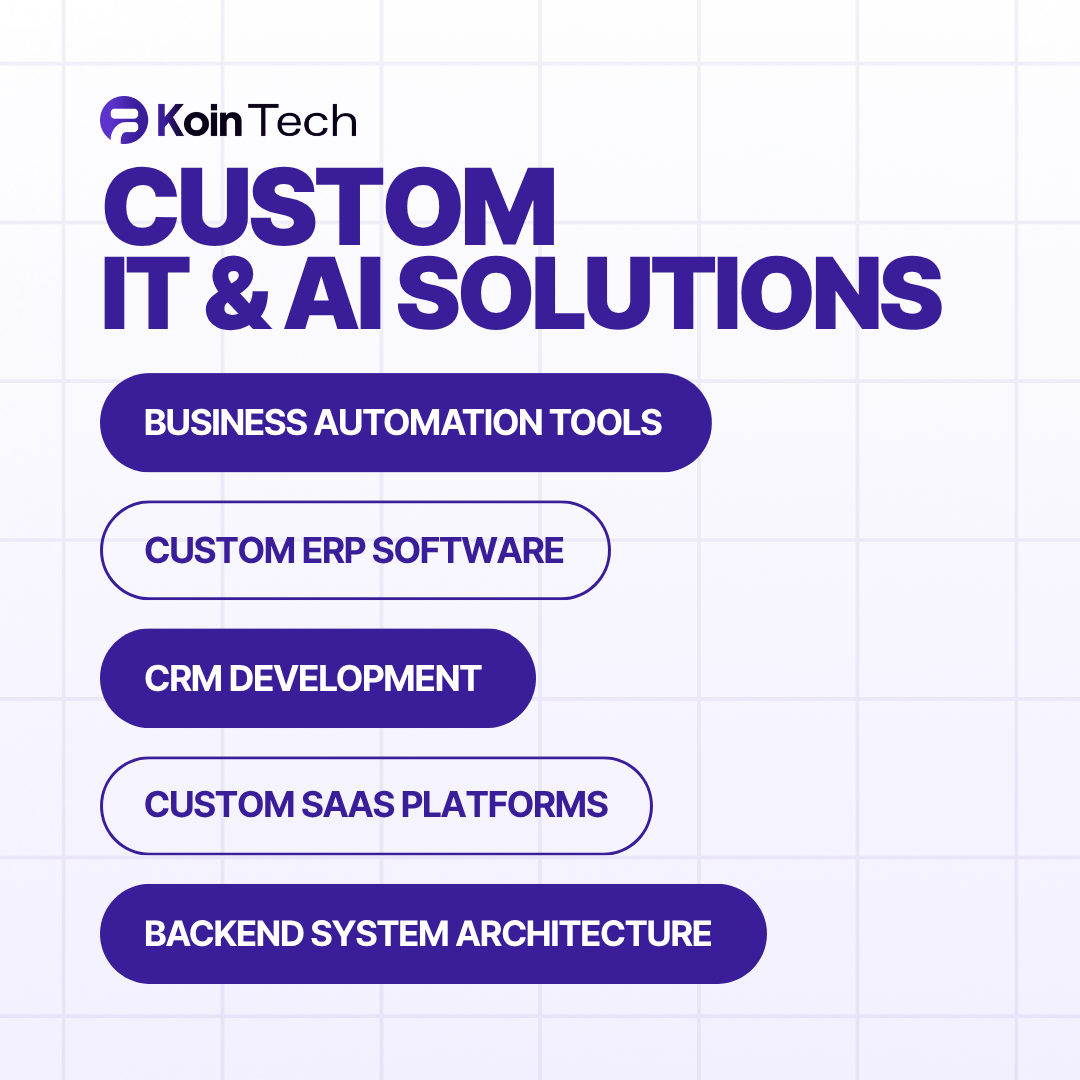 Custom IT & AI Solutions Custom IT & AI Solutions