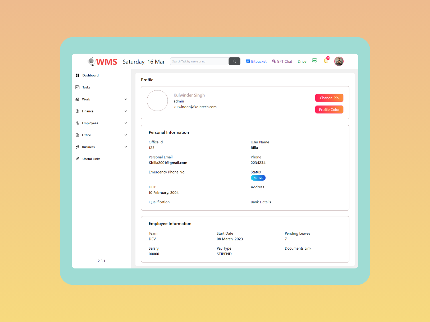 Work Management System3 Work Management System3