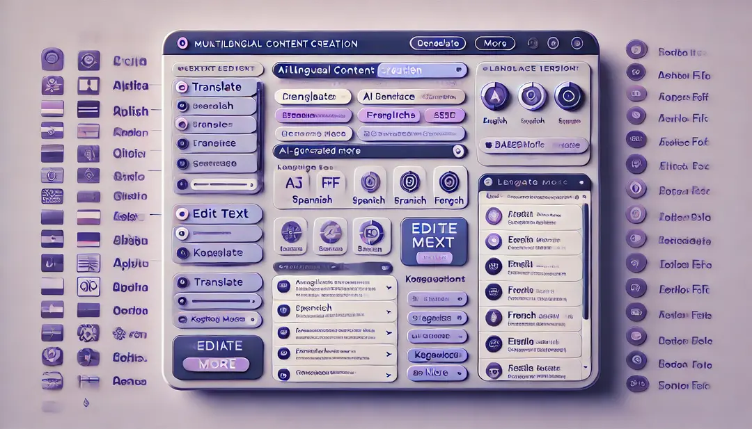 Multi-Language Content Creation Multi-Language Content Creation